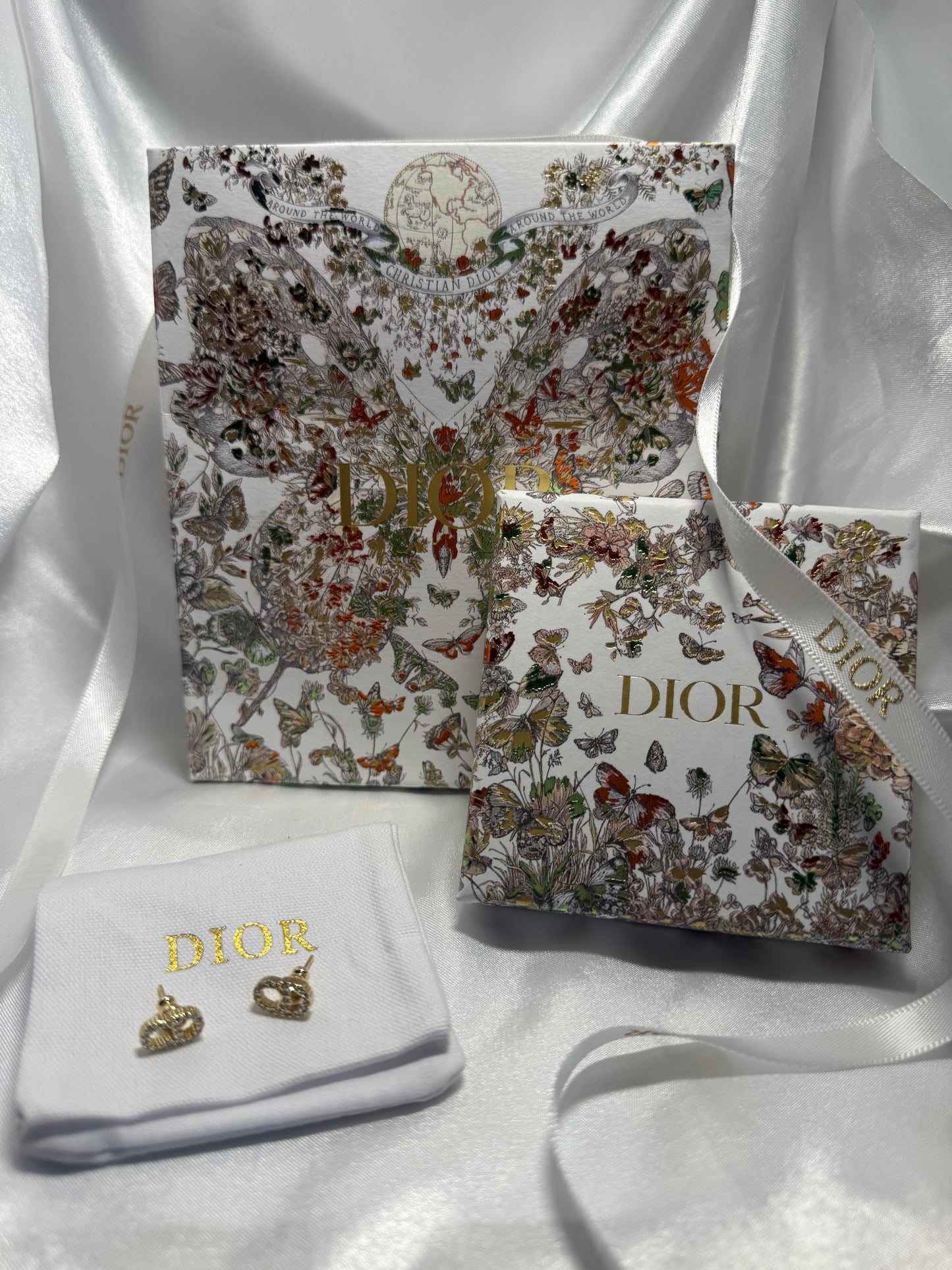 CD earrings