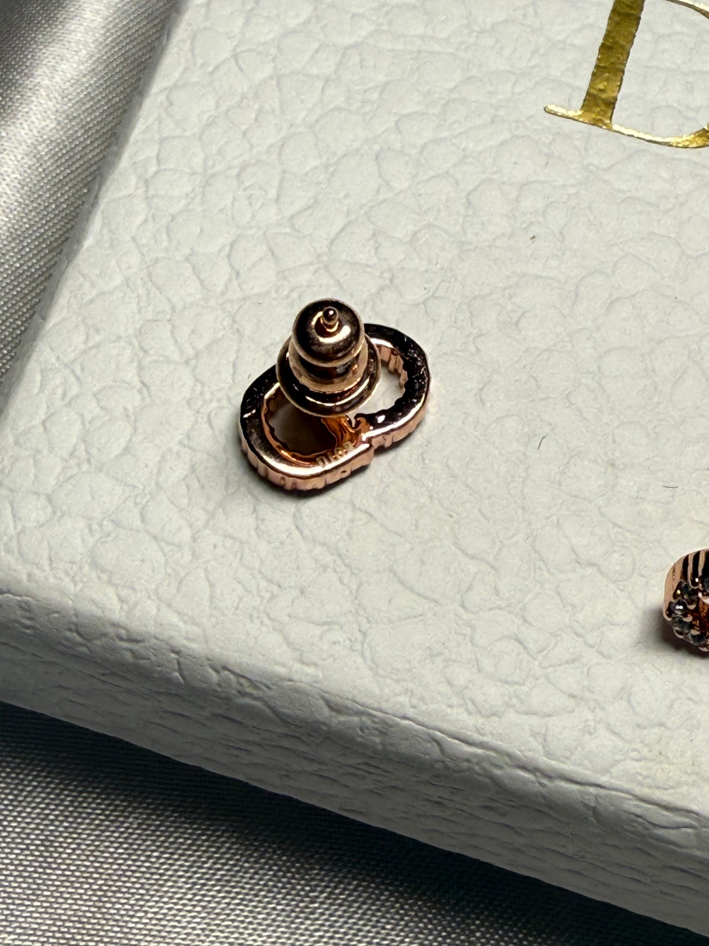 CD earrings