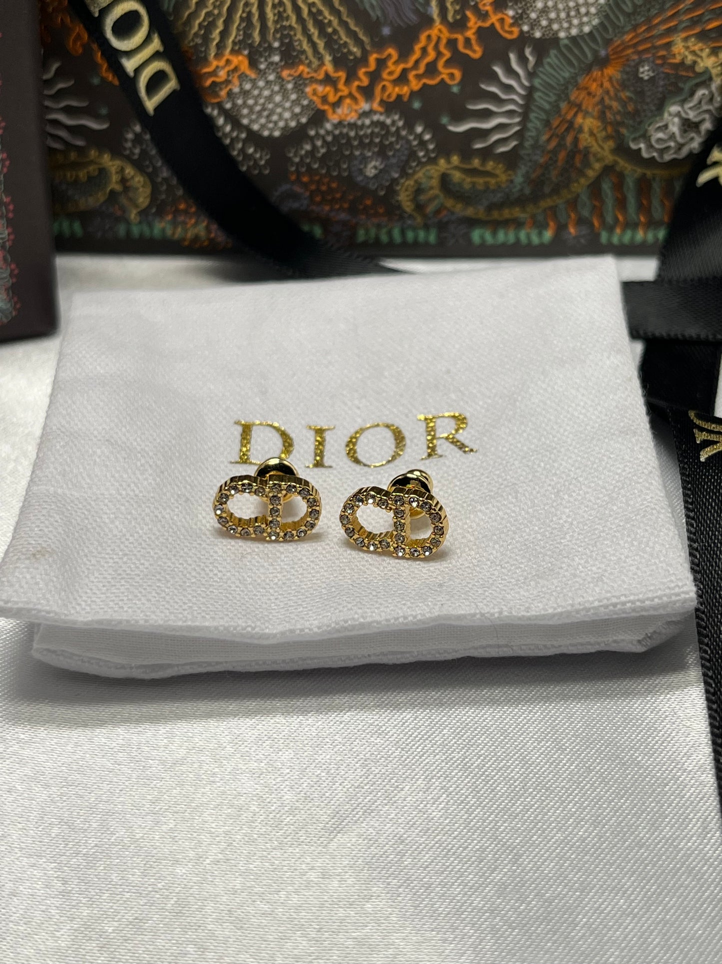 CD earrings