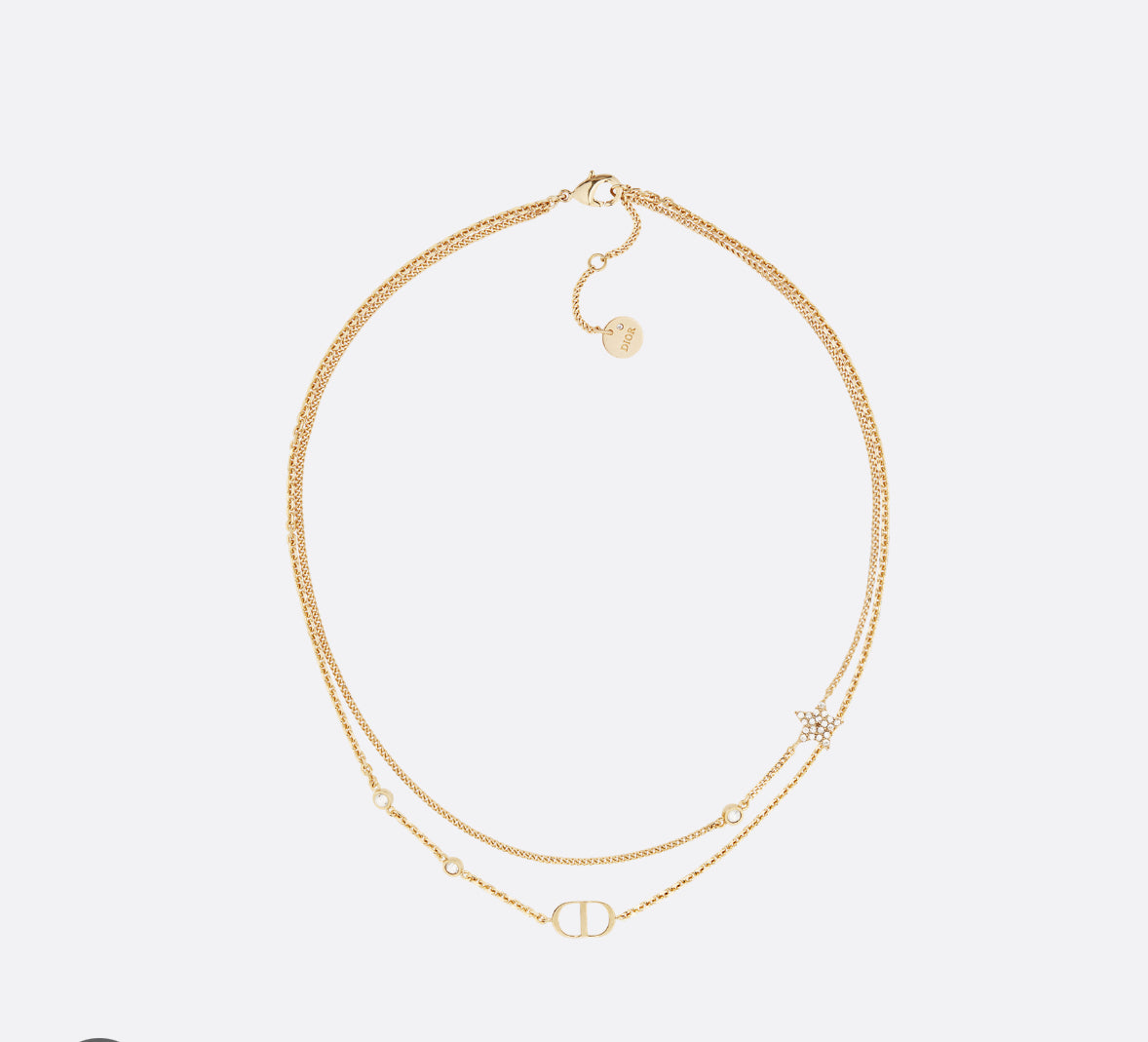 CD double layer necklace