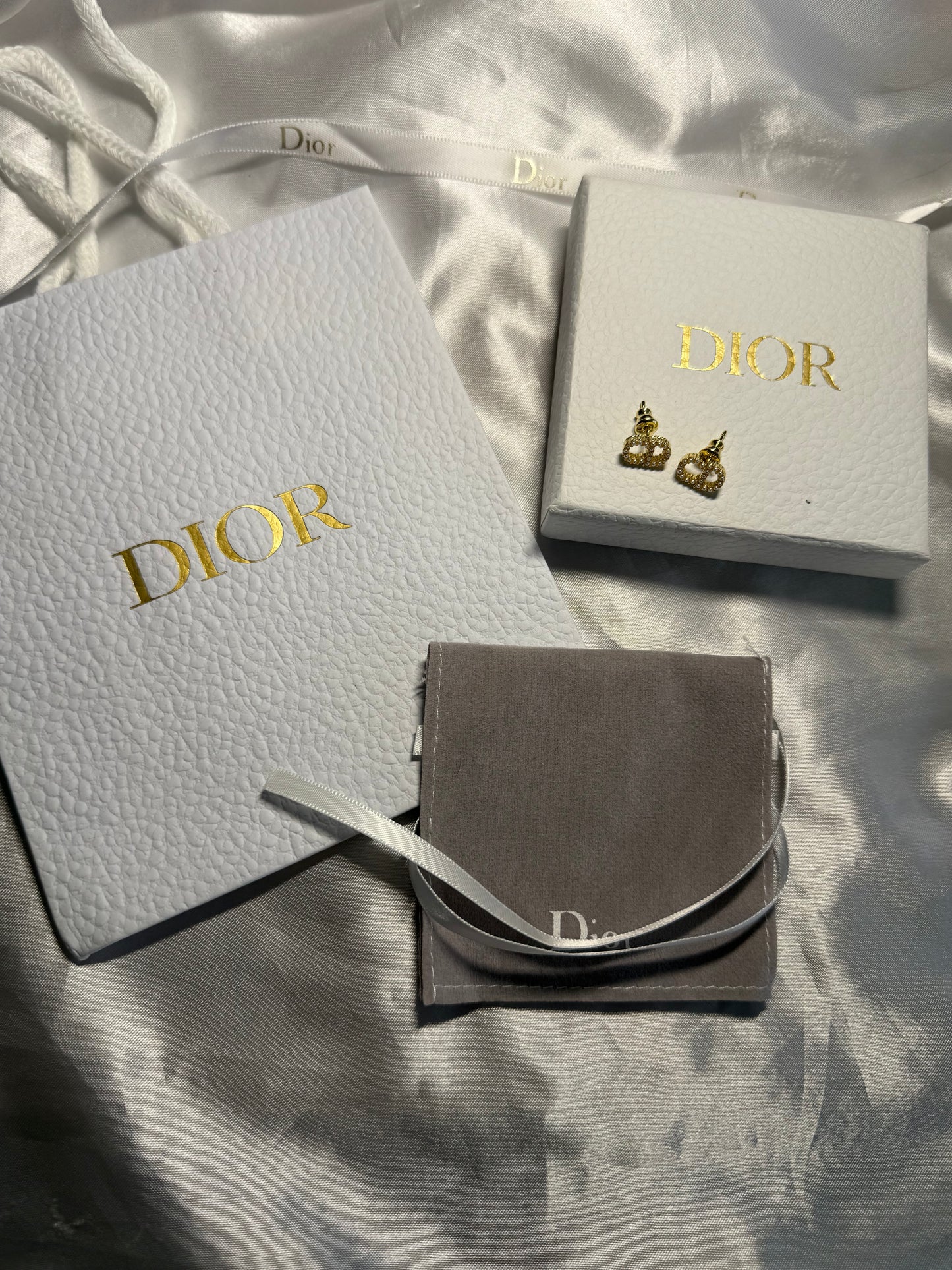 CD earrings