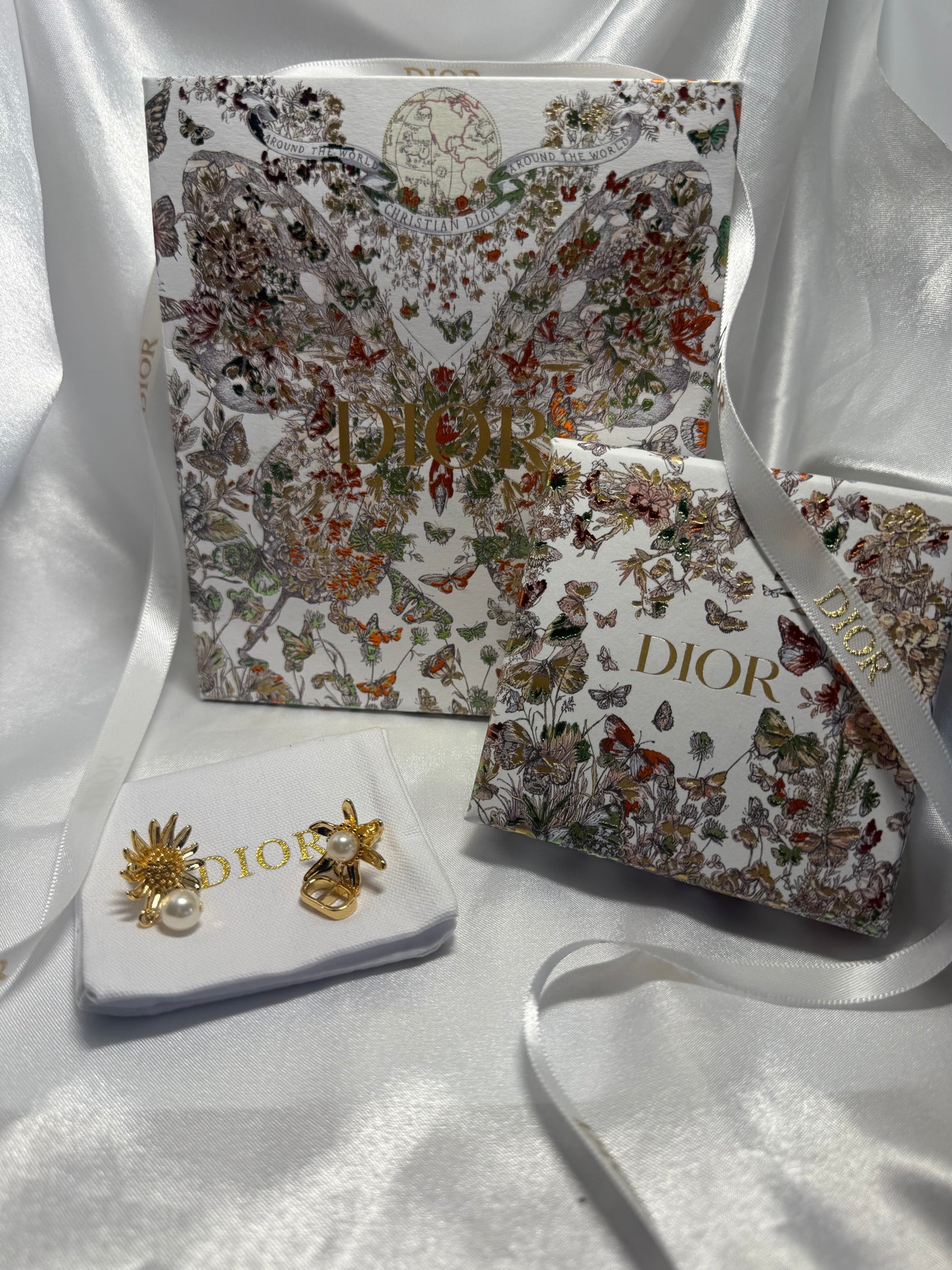 CD earrings