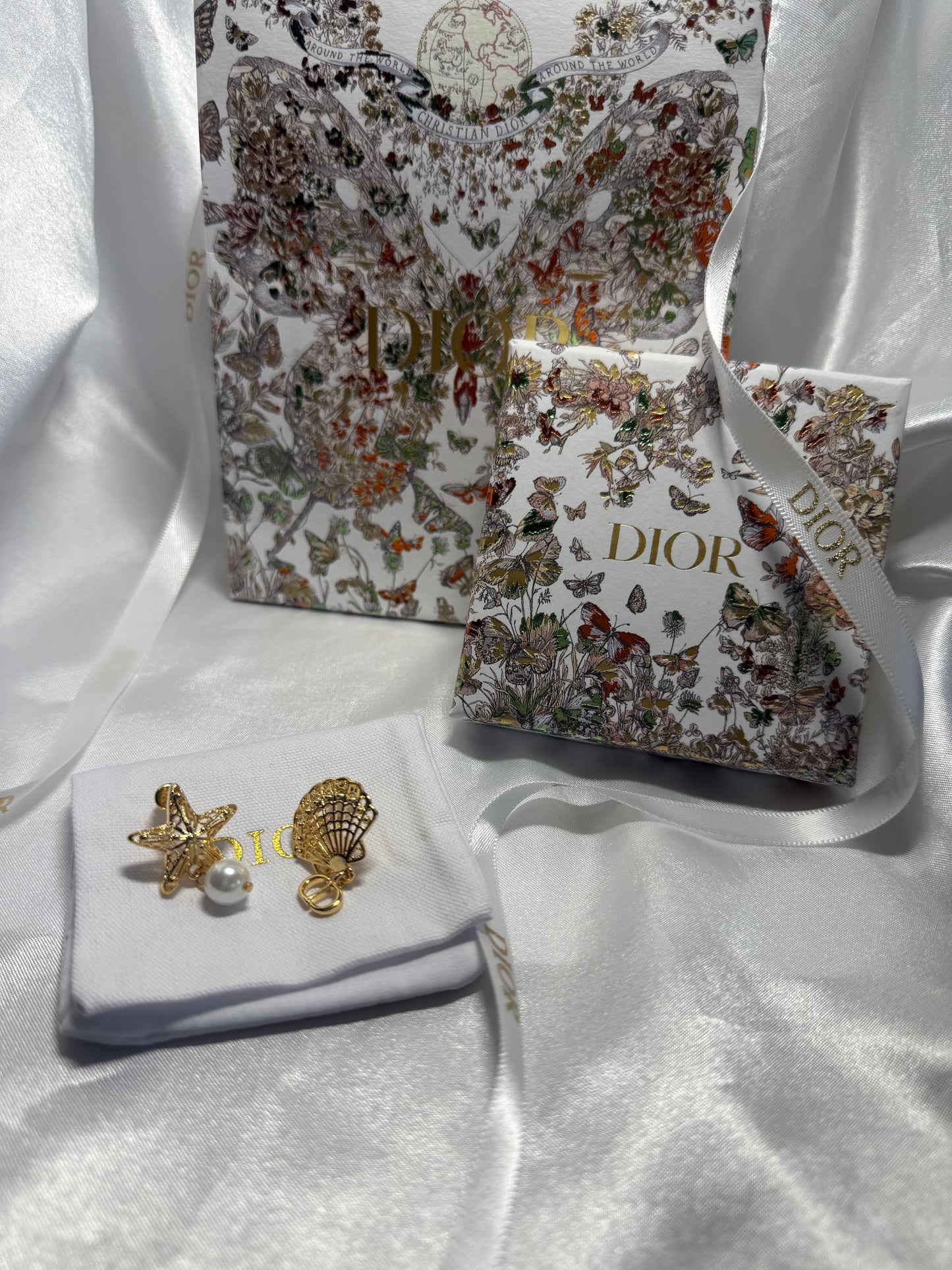 CD earrings