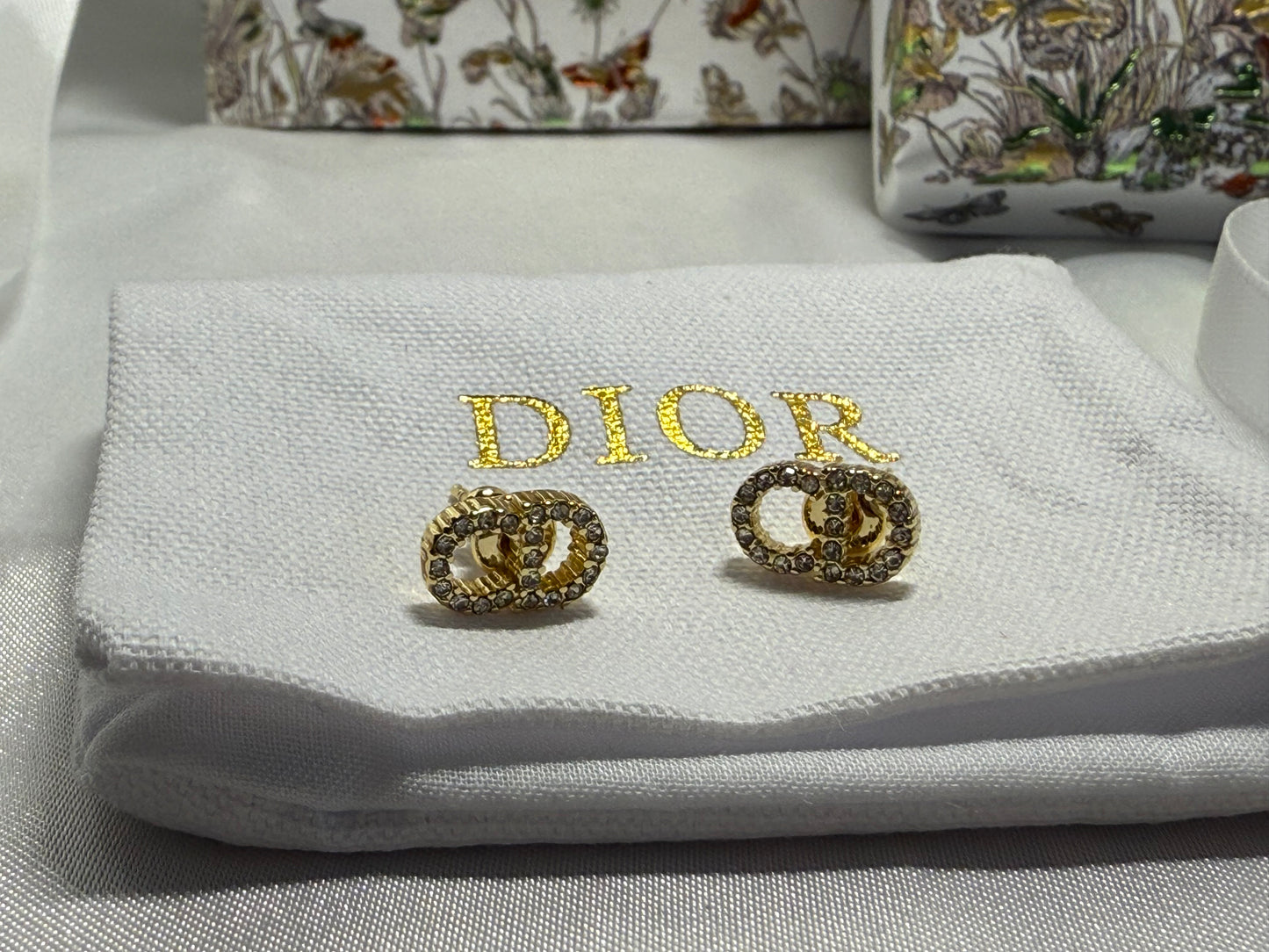 CD earrings