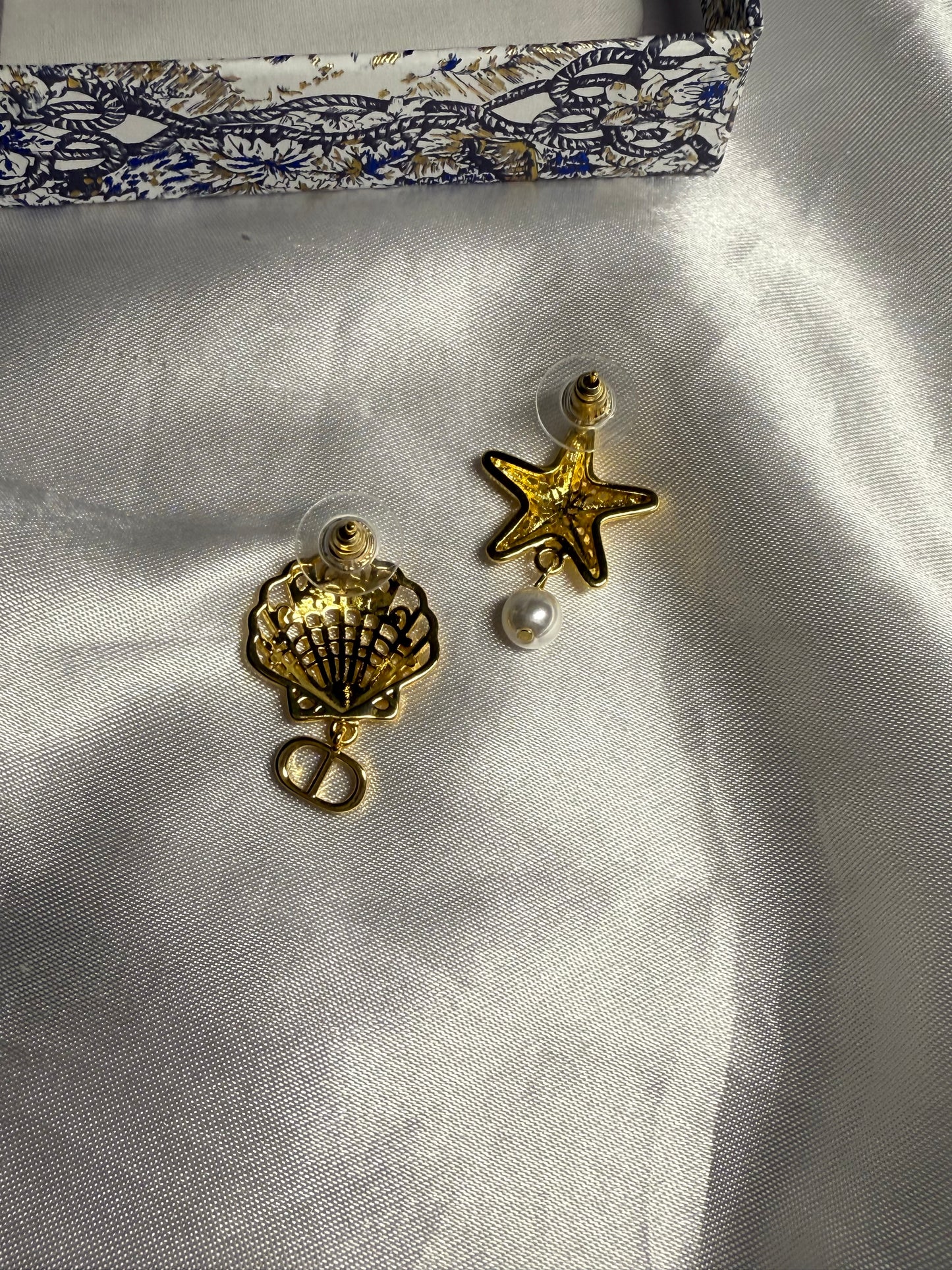 CD earrings
