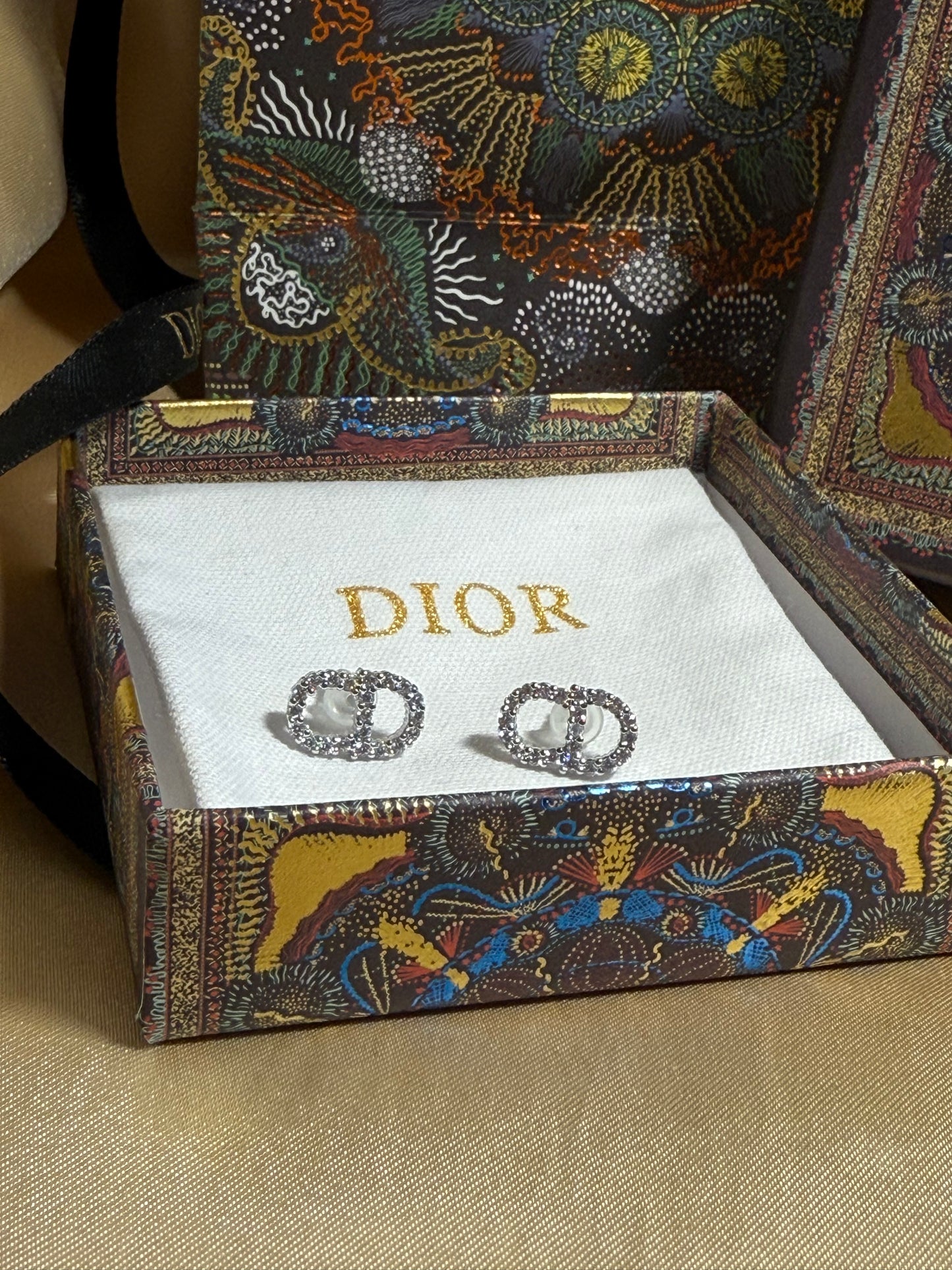 CD earrings