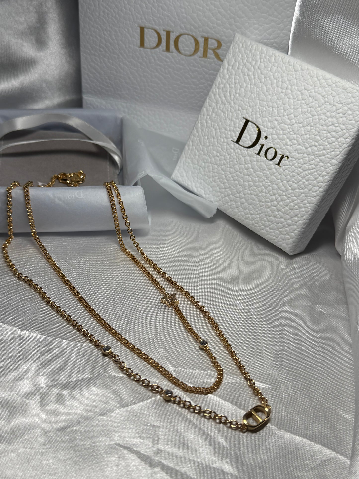CD double layer necklace