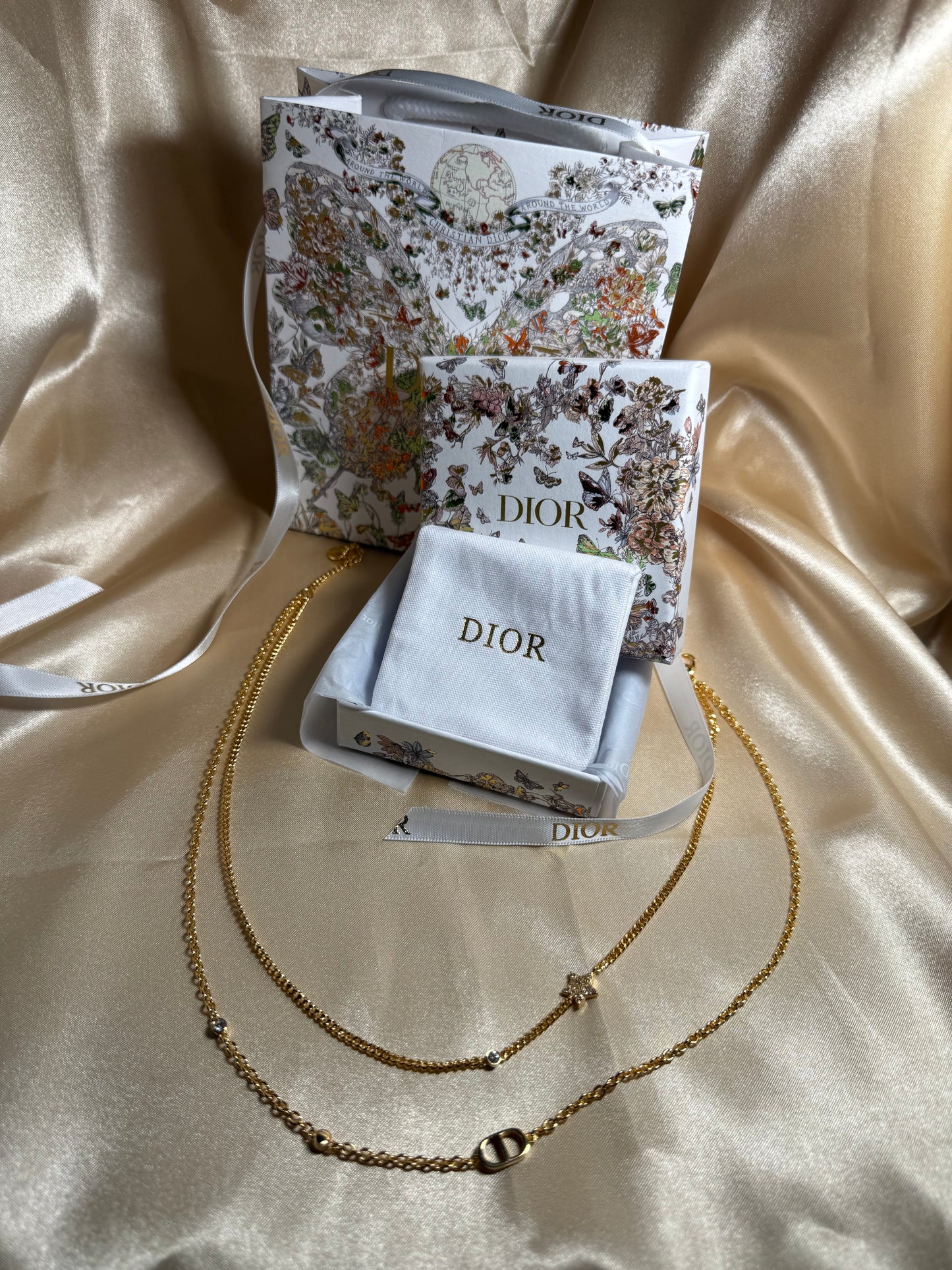 CD double layer necklace