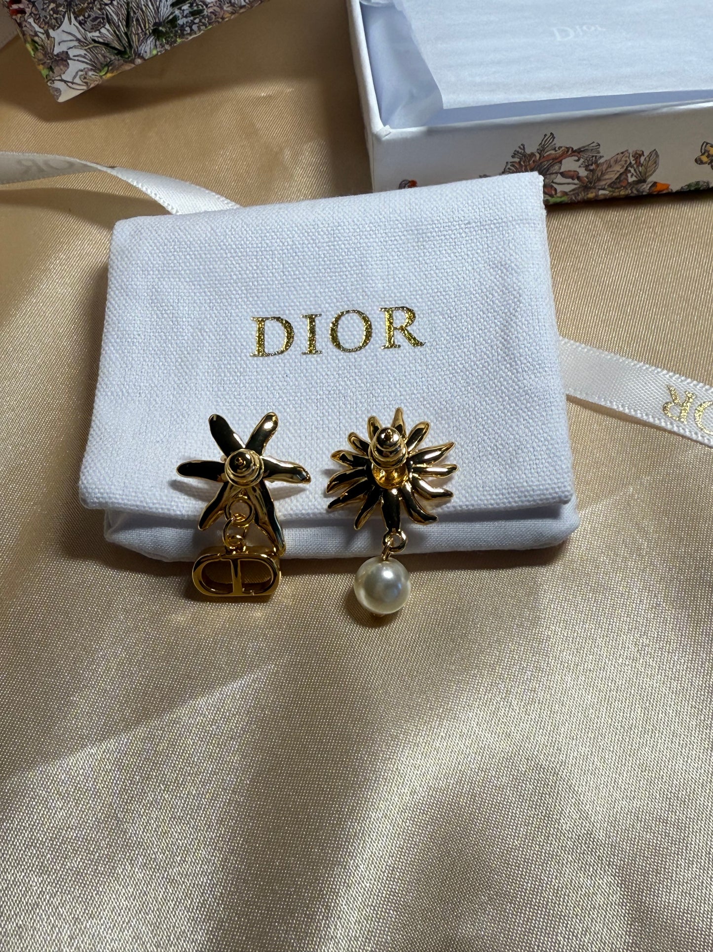 CD earrings