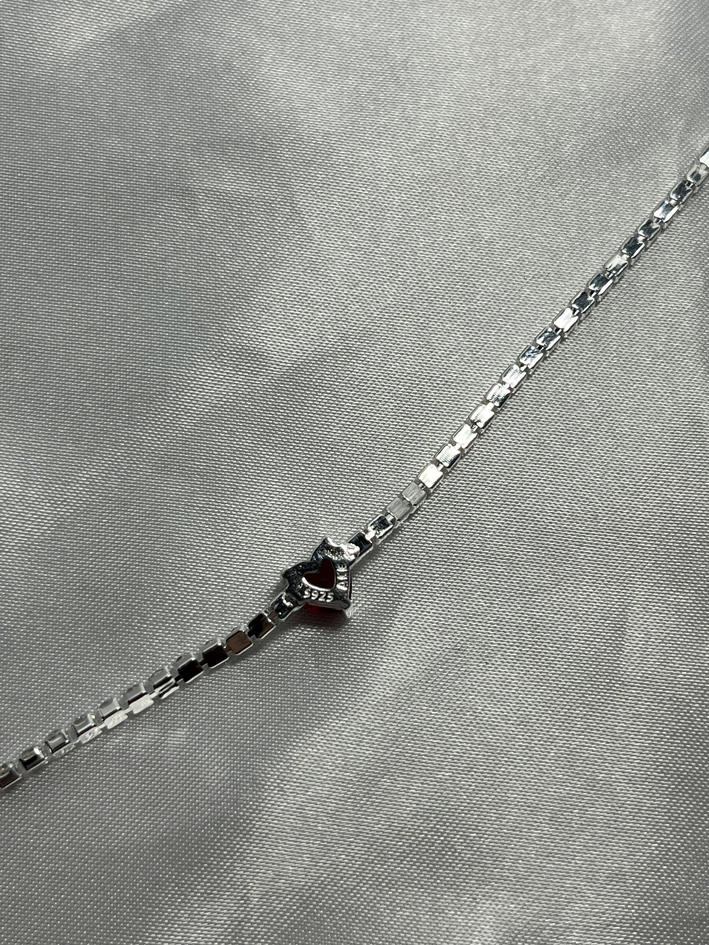 Silver 925 heart bracelets