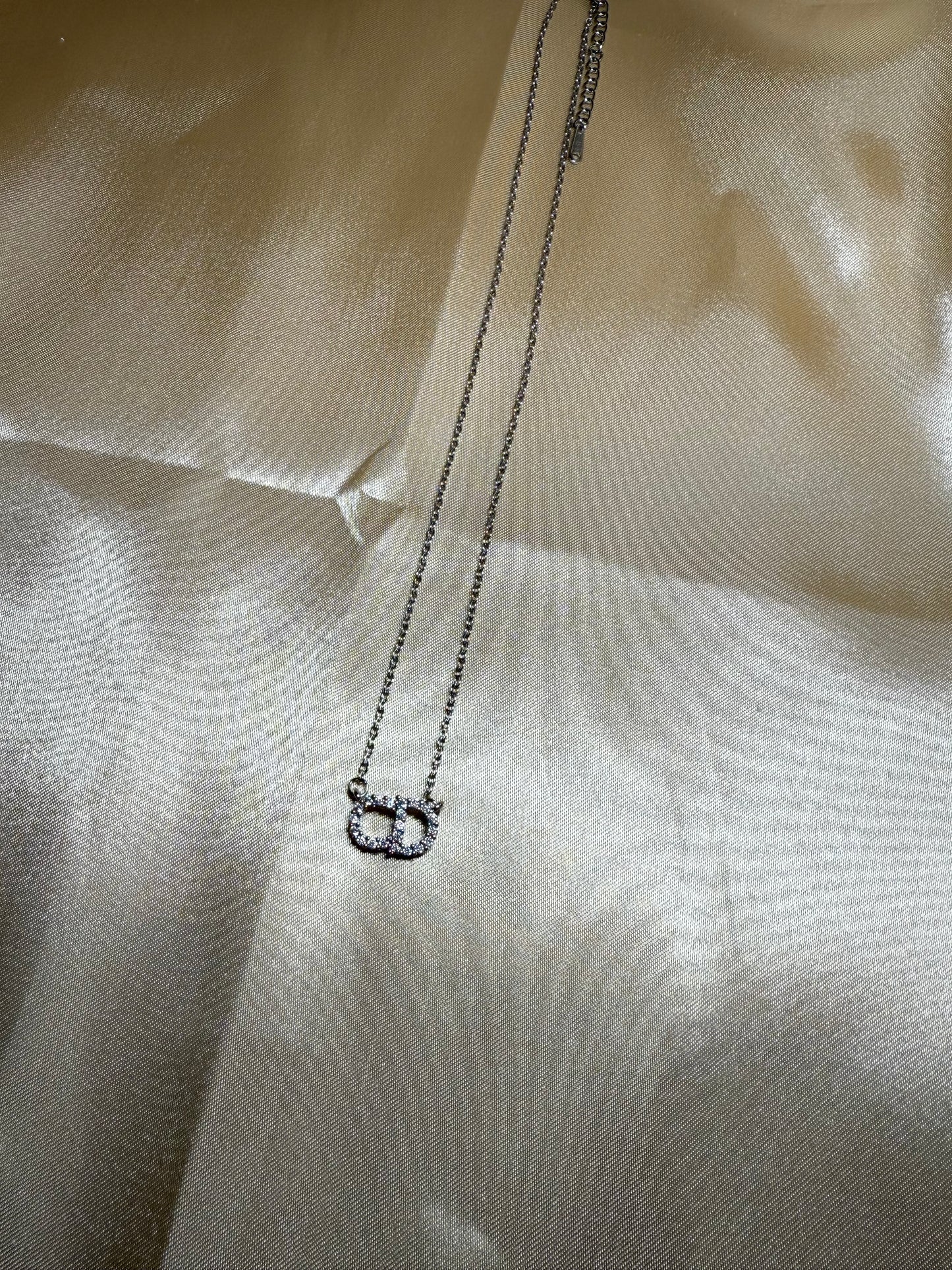 CD necklace simple