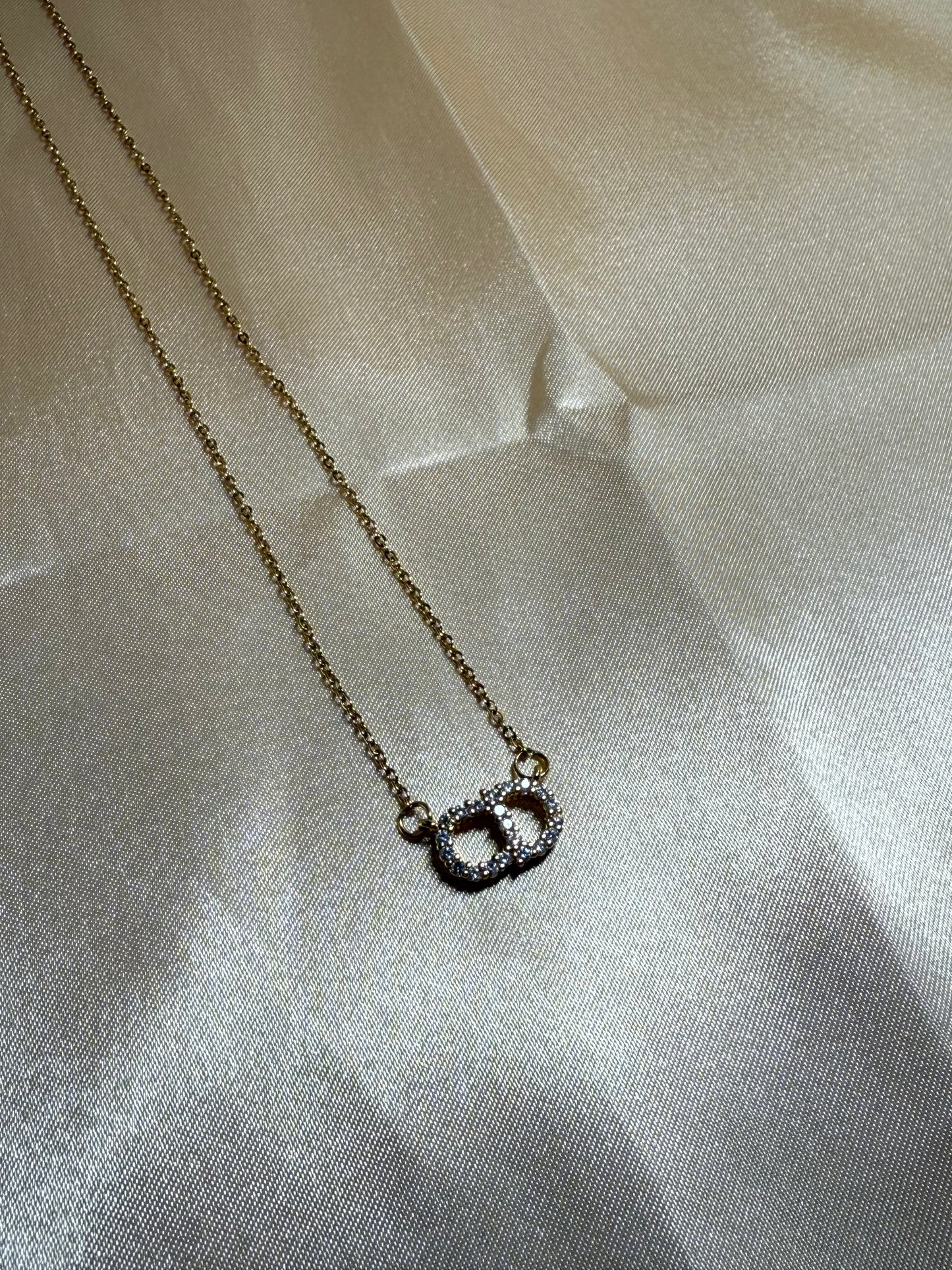CD necklace simple