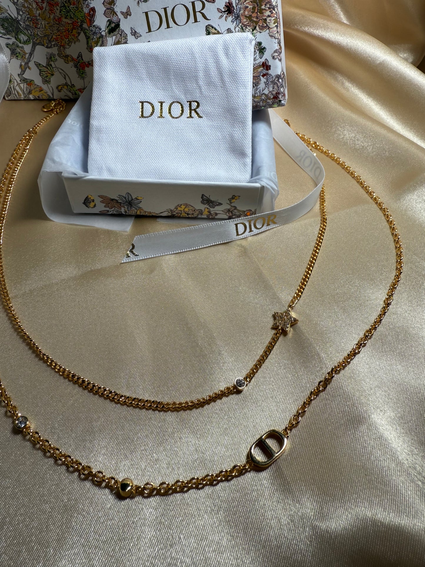 CD double layer necklace