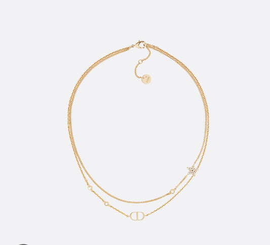 CD double layer necklace