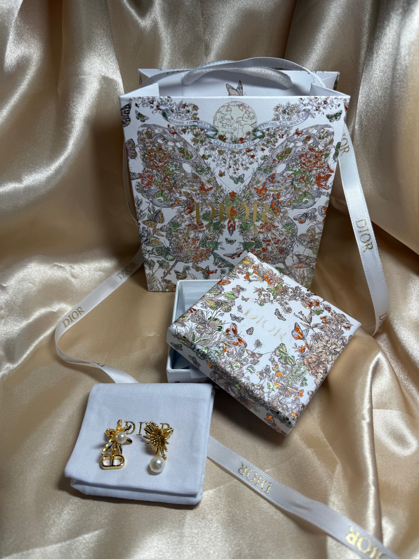 CD earrings
