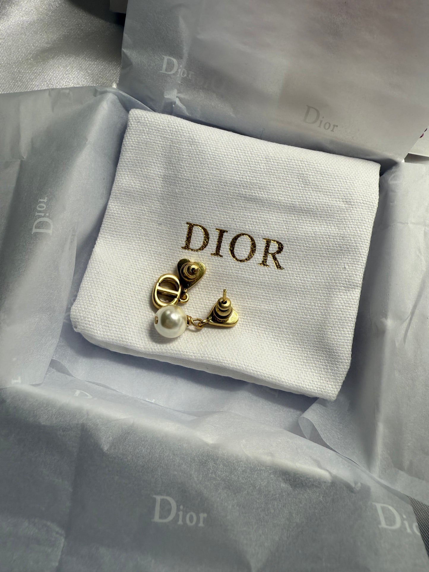 CD earrings