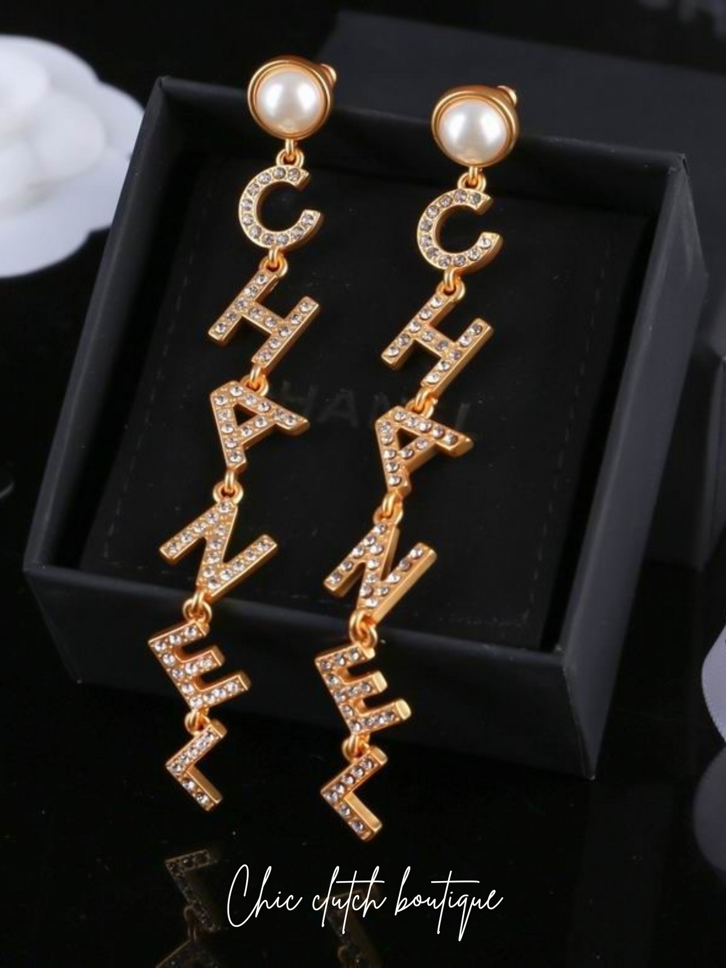 CC earrings