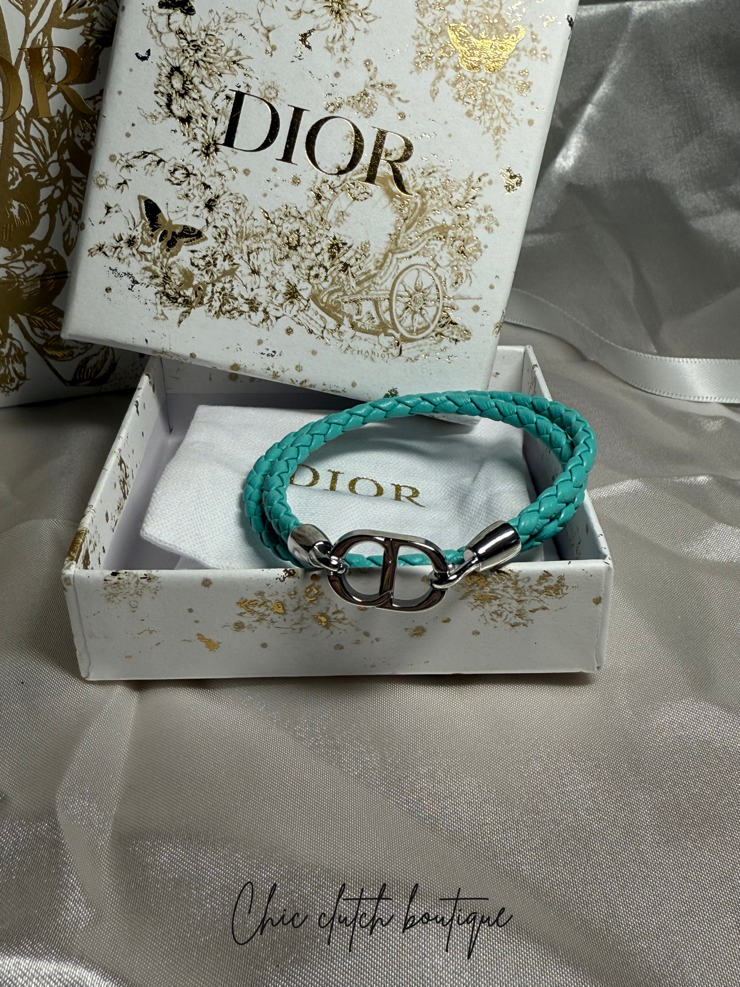 CD leather bracelet