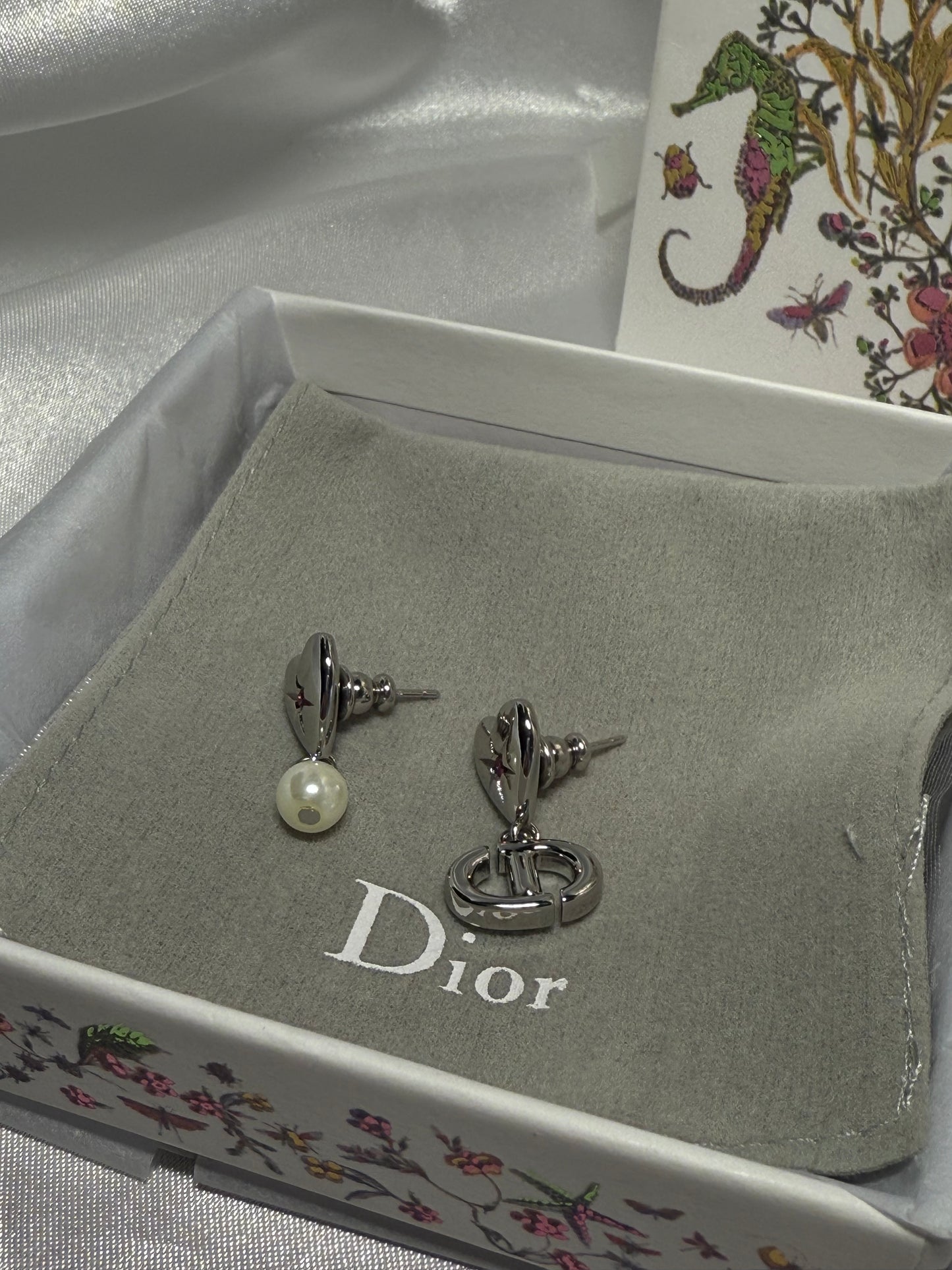 CD earrings