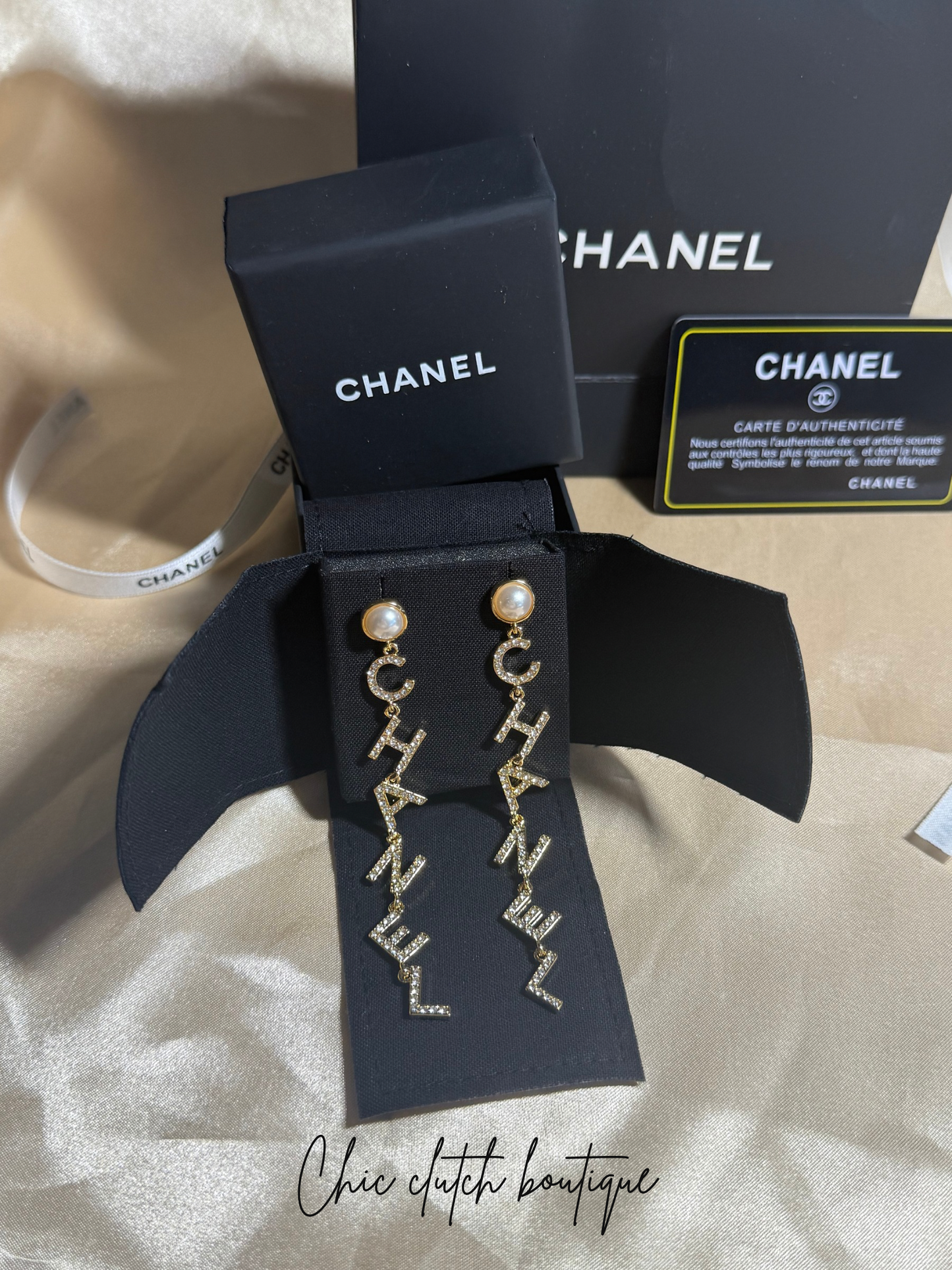 CC earrings