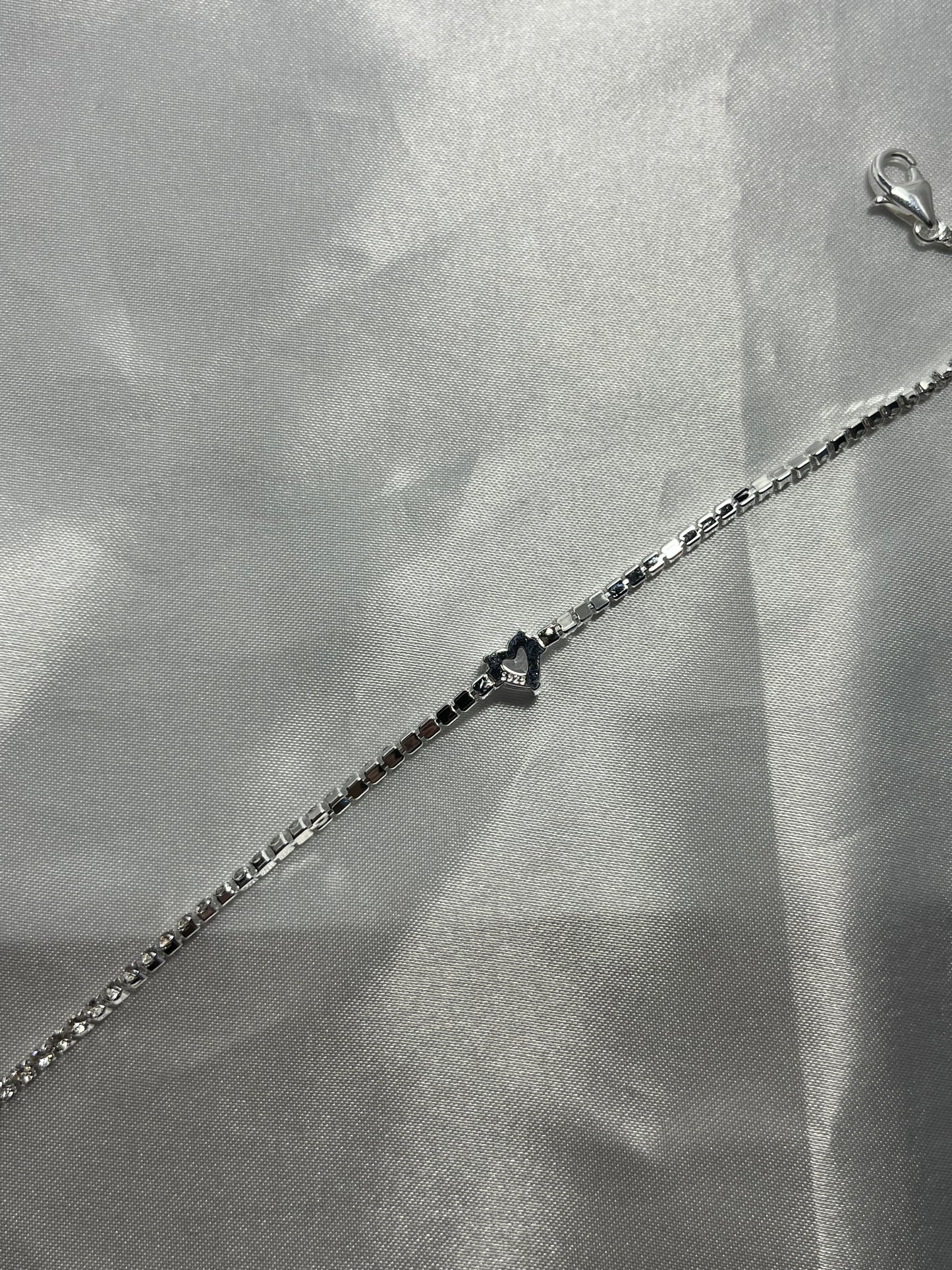 Silver 925 heart bracelets