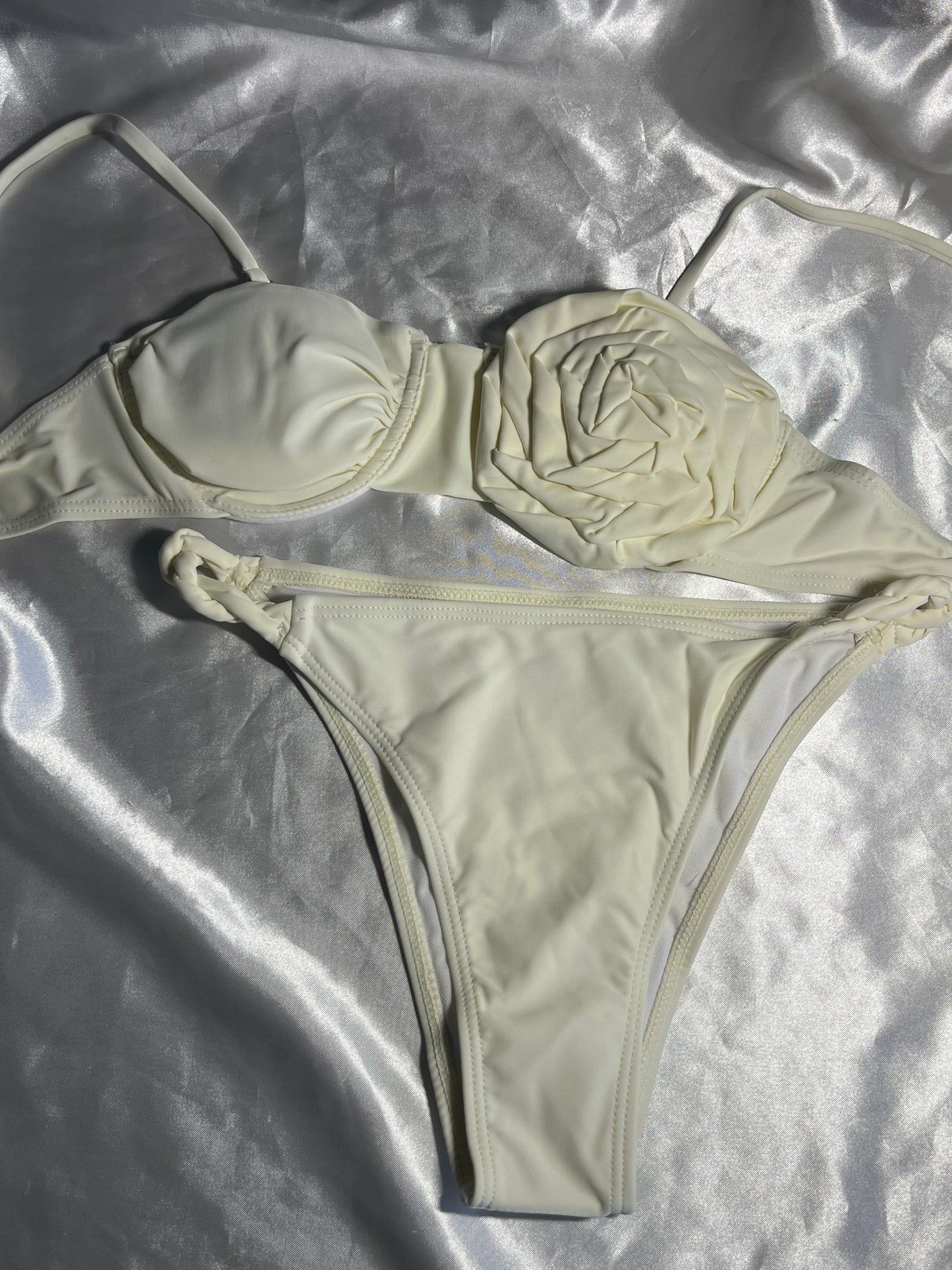 White rose swimsuit